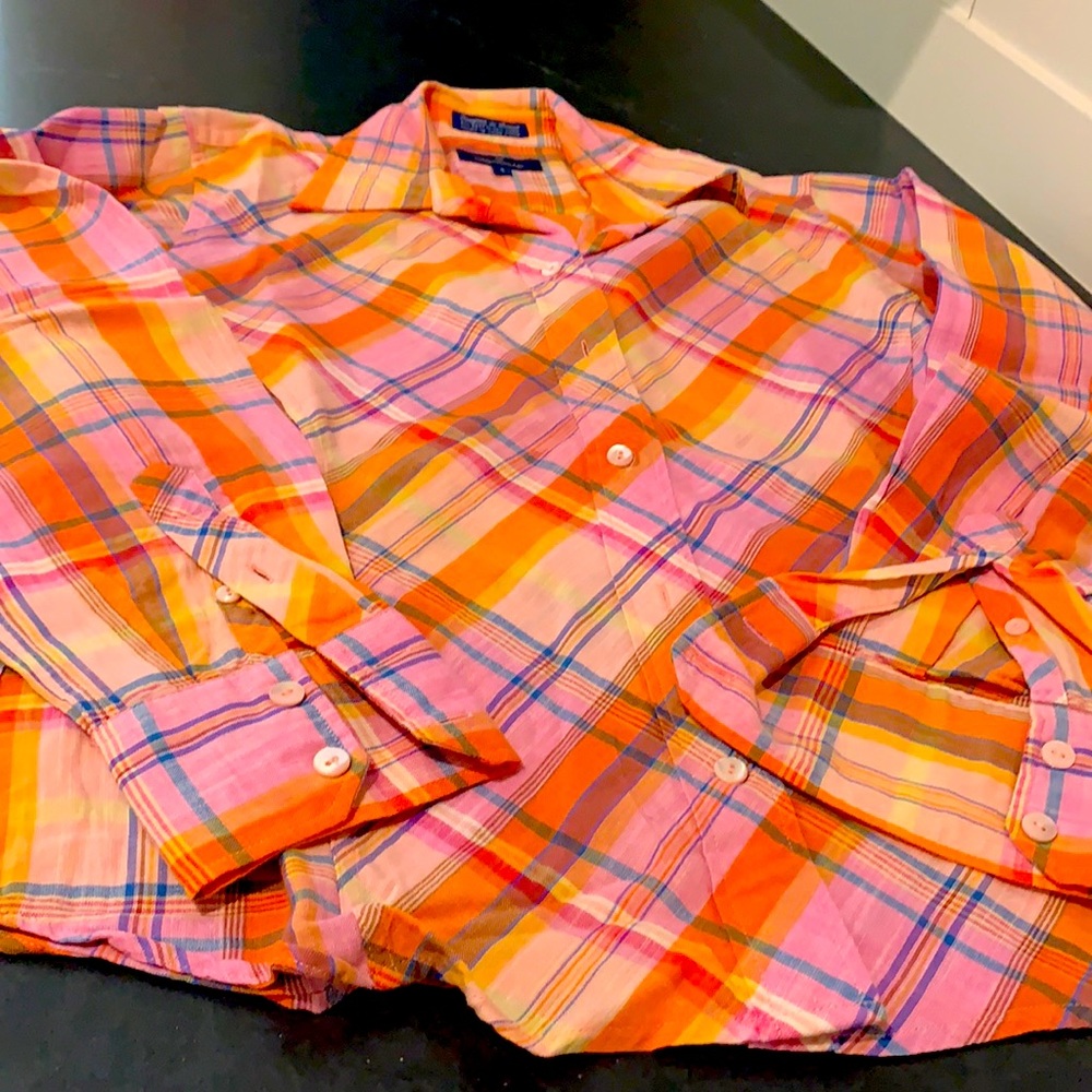 Faconnable women’s button down size small
